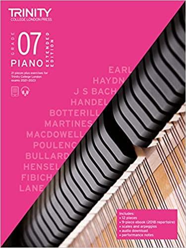 TCL Examination Book Piano Pieces Plus Exercises 2021-2023 Grade 7 - Extended Edition