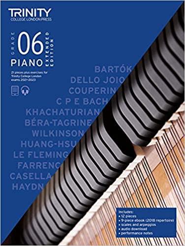 TCL Examination Book Piano Pieces Plus Exercises 2021-2023 Grade 6