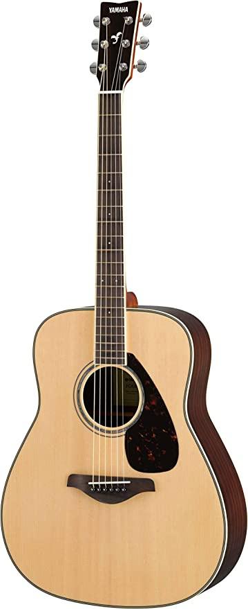 Yamaha FG830 Dreadnought Natural Acoustic Guitar