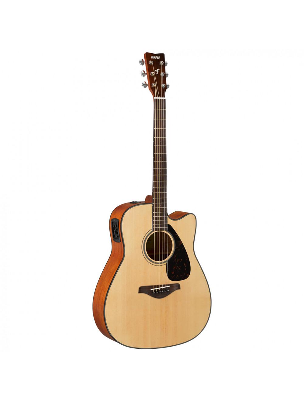 Yamaha FGX800C Cutaway Walnut Natural Acoustic Guitar