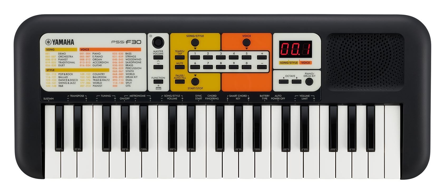 Yamaha PSS-F30 Portable Keyboard – Ideal for Beginners