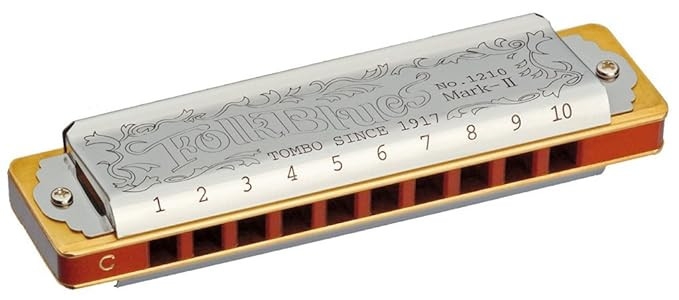 Tombo Folk Blues MKII C 1210C harmonica/mouthorgan