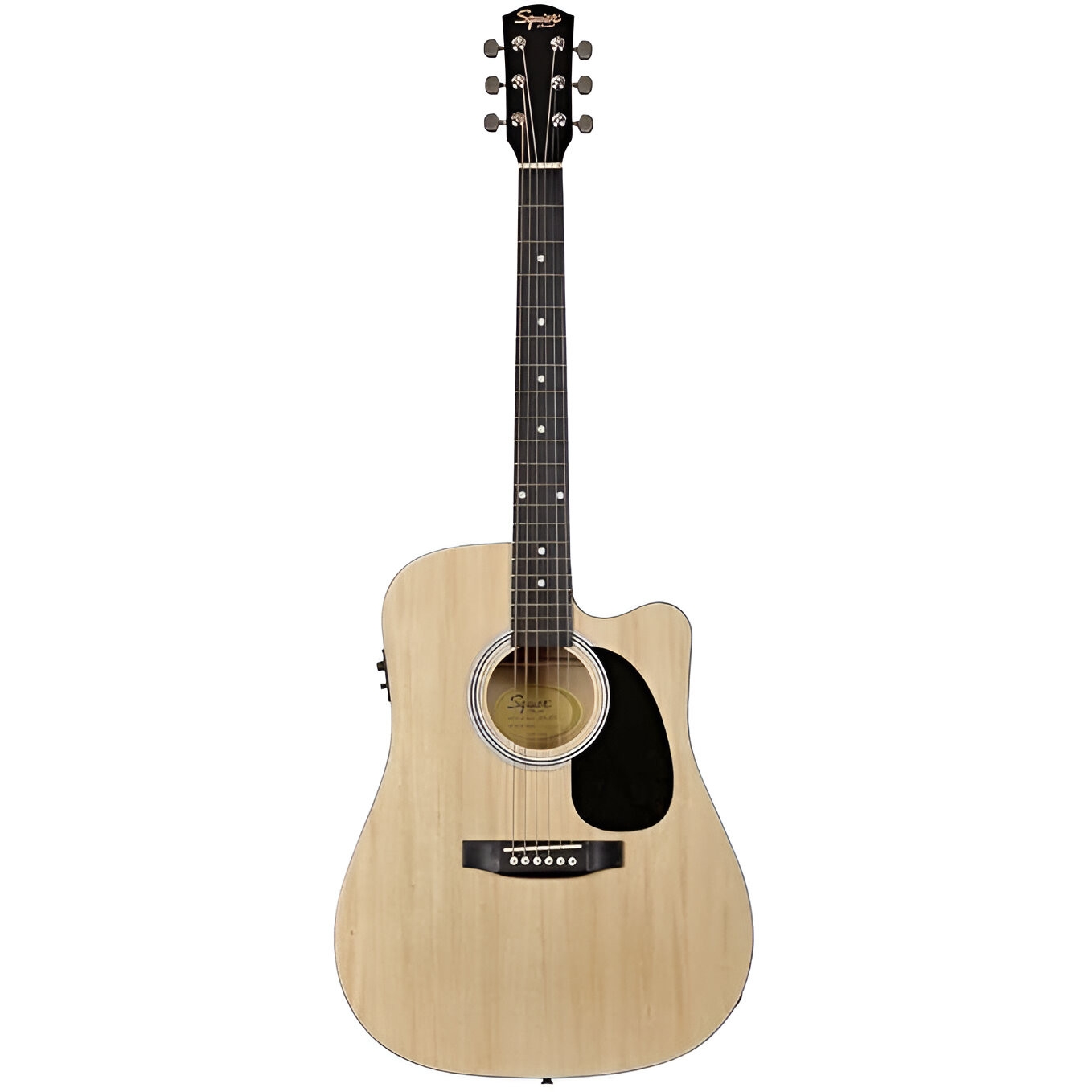 Fender 0930307021 Cutaway Electronics SA-105CE Natural Acoustic Guitar