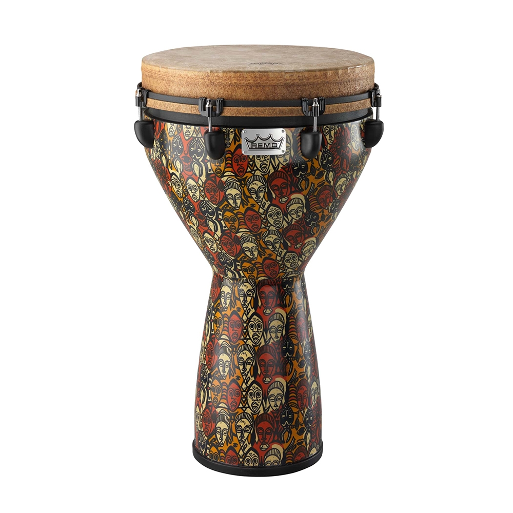 Remo DJ-0014-LM 14" Multi Mask Mondo Djembe Drum