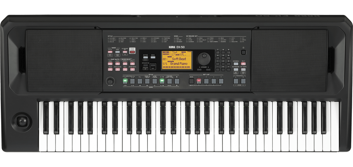KORG EK-50IN Electronic Keyboard with Adapter