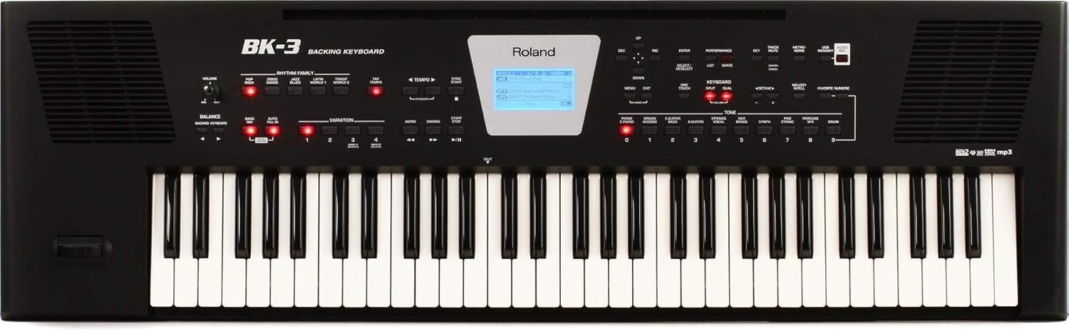 Roland BK-3 BK (E ) 61 Keys Backing Keyboard