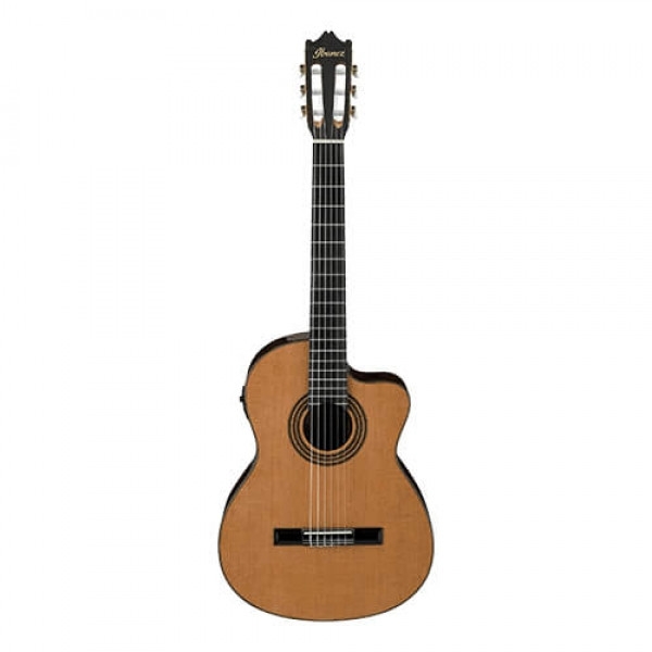 Ibanez GA6CE-AM Cutaway Classical body with Cutaway Electronics Amber High Gloss Classical Guitar