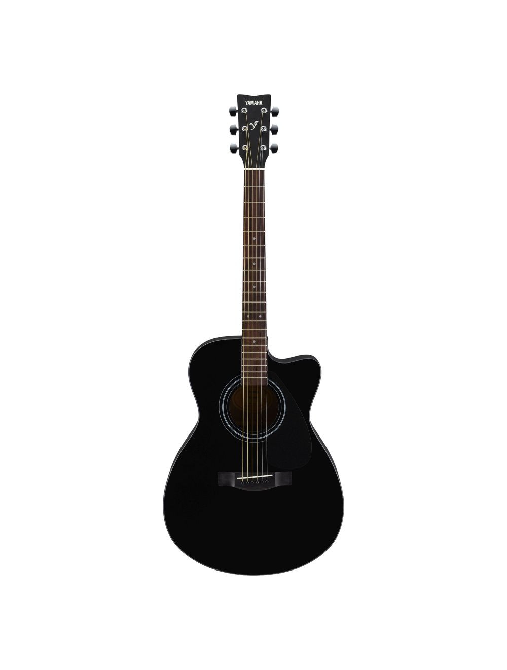 Yamaha FS80C Concert Cutaway Rosewood Black Acoustic Guitar