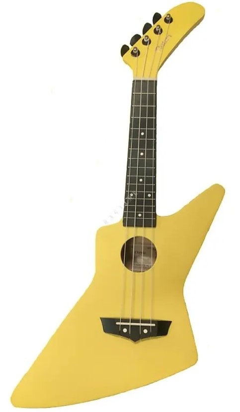 Chateau BAS01EX 21 Inches Fantasy Flash Soprano Tekwood Yellow Ukulele