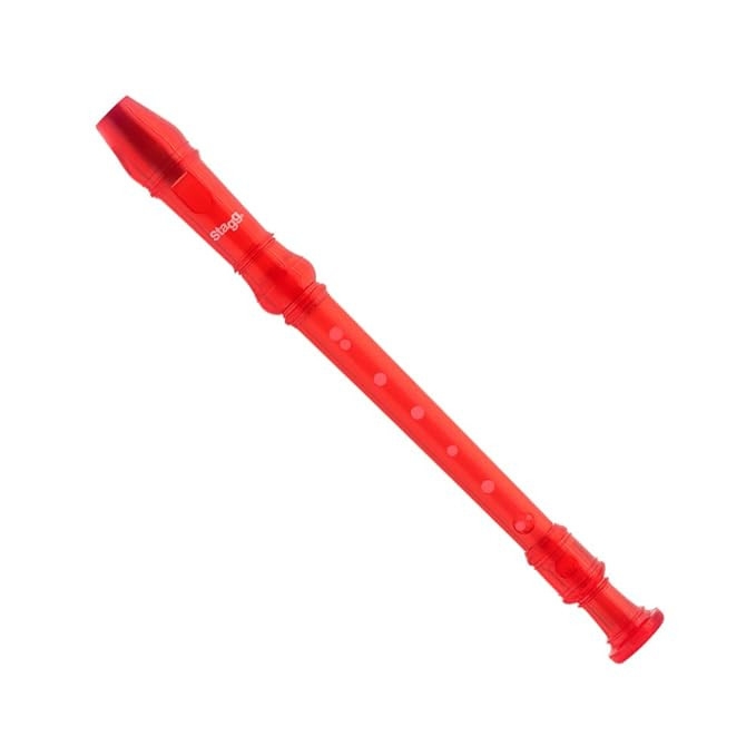 Stagg REC-BAR/TRD Descant Recorder Irans Red