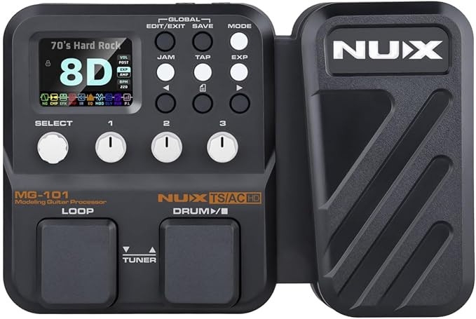 Nux MG101 Modeling Guitar and Bass Processor