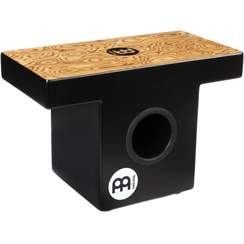 Meinl, Cajon, Slaptop Series, Makah Burl -Black TOPCAJ1MB