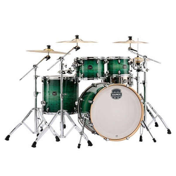 Mapex AR529SFG Drum Set Armory Series 5 PCS Hybrid Shell Pack Emerald Burst