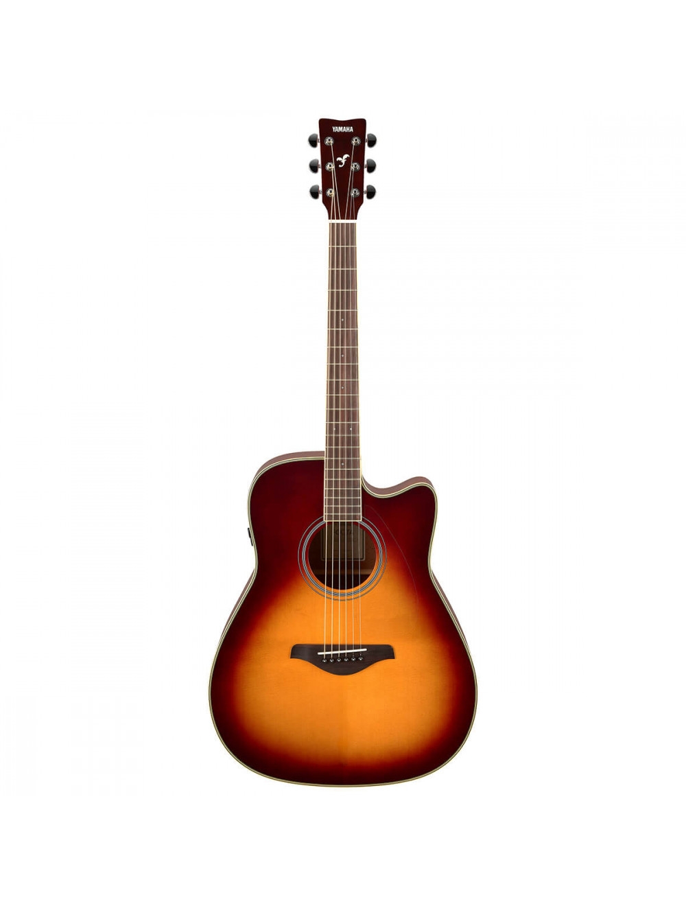 Yamaha FG-TA Traditional Western Rosewood Brown Sunbrust Acoustic Guitar
